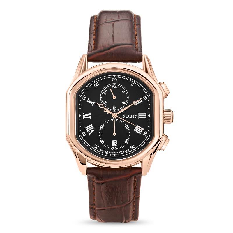 Stauer Vintage Bordeaux Watch